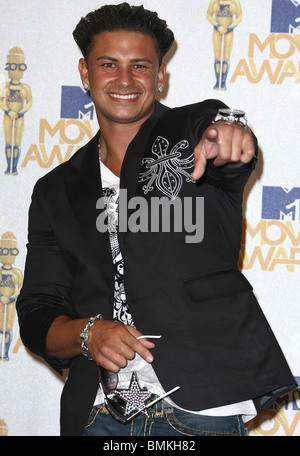 PAULY DEL VECCHIO 2010 MTV MOVIE AWARDS PRESSROOM UNIVERSAL CITY LOS ANGELES CA 06 June 2010 Stock Photo