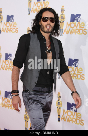 RUSSELL BRAND 2010 MTV MOVIE AWARDS RED CARPET UNIVERSAL CITY LOS ANGELES CA 06 June 2010 Stock Photo