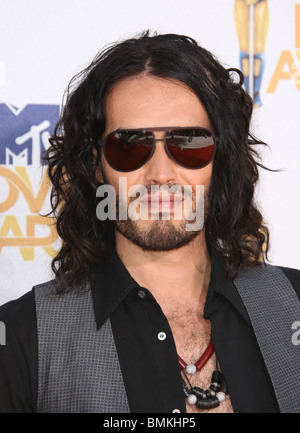 RUSSELL BRAND 2010 MTV MOVIE AWARDS RED CARPET UNIVERSAL CITY LOS ANGELES CA 06 June 2010 Stock Photo