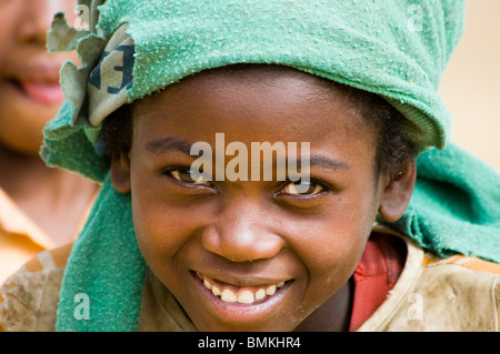 Madagascar, Fianarantsoa. Girl - Anja Stock Photo