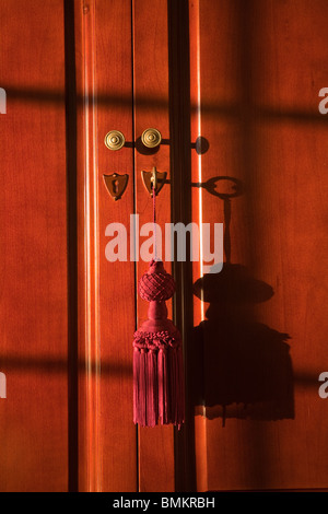 Old Key In The Closet Door Lock Closeup Stock Photo, Picture and Royalty  Free Image. Image 39500374.