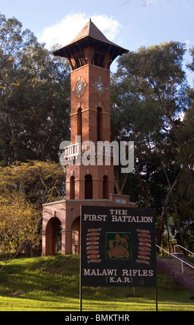 Africa; Malawi; Zomba; World War II Memorial for Malawi Rifles Stock Photo