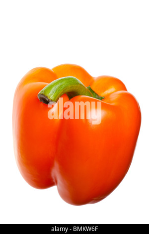 red pepper isolated on pure white background Stock Photo