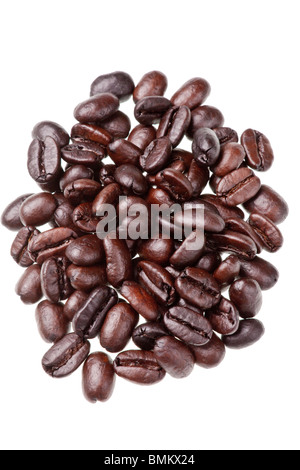 coffee beans isolated on a white background Stock Photo