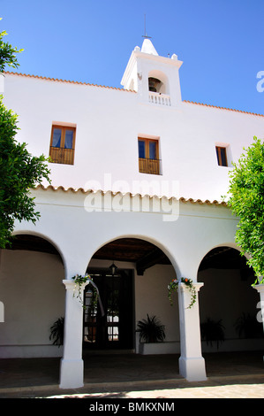 Puig d'en Missa Church, Sant Miquel de Balansat, Ibiza, Balearic Islands, Spain Stock Photo