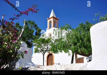 Church of Saint John the Baptist, Sant Joan de Labritja, Ibiza, Balearic Islands, Spain Stock Photo