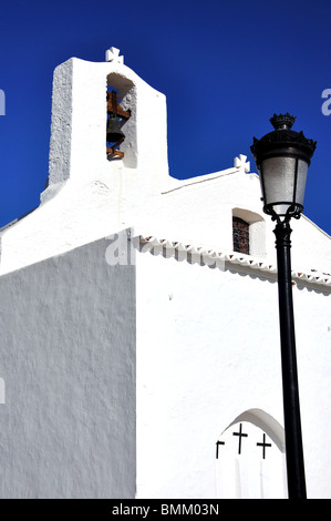 Església de Sant Carles de Peralta, Sant Carles de Peralta, Ibiza, Balearic Islands, Spain Stock Photo