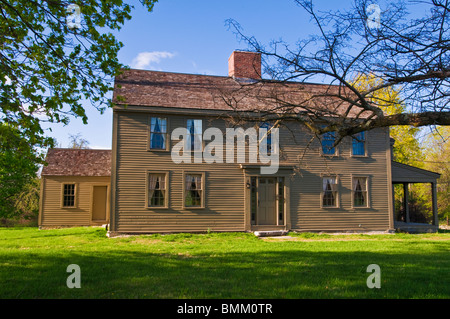 The Samuel Brooks house on the Battle Road, Minute Man National Historic Park, Massachusetts Stock Photo