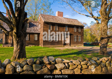 Hartwell Tavern on the Battle Road, Minute Man National Historic Park, Massachusetts Stock Photo