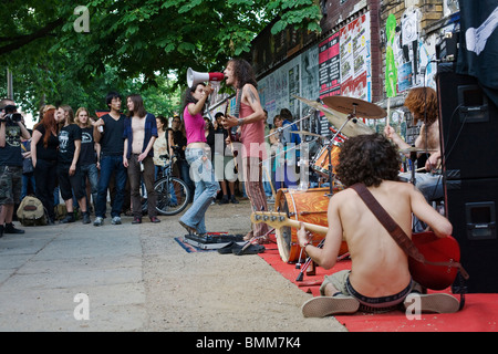 THE GENETIK MISTAKE - Fete de la Musique 2008, Berlin, Germany Stock Photo