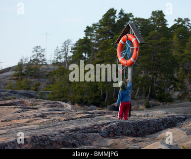 Child need help Stock Photo