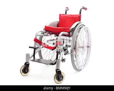 Active wheelchair isolated on white background Stock Photo