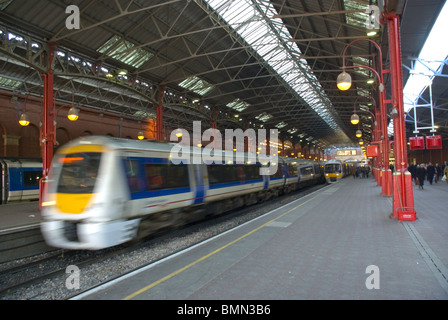 London, Marylebone Rail Station Stock Photo