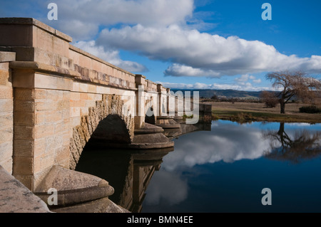 Ross Bridge on the outskirts of the village of Ross in the Tasmanian Midlands Stock Photo