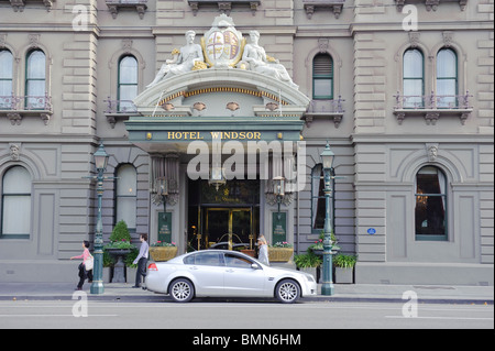 Hotel Windsor in Spring Street Stock Photo