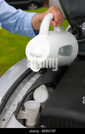 Car windscreen wash water may be the cause of 20% of cases of Legionnaires' Disease says the UK Health Protection Agency Stock Photo