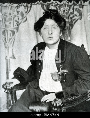 Emmeline Pankhurst (1857-1928) English suffragette, founder of Women's ...