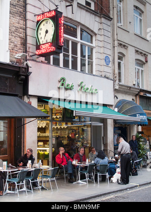 Bar Italia,Soho,London Stock Photo