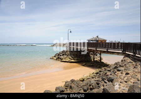 Beach in Caleta de Fuste. Canary Island Fuerteventura, Spain Stock Photo