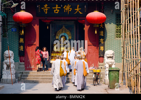 China Guangzhou Dafo Buddhist Temple Monks