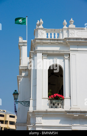 Asia, China, Macau, Senate Square, Largo De Senado, Santa Casa Da Misericordia Stock Photo