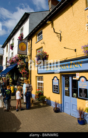 Europe, Uk, Wales, Powys, Crickhowell Pub Stock Photo