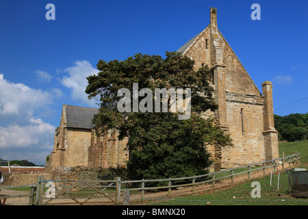 Old Tithe Barn of the Abbey in Abbotsbury, Dorset, UK Stock Photo