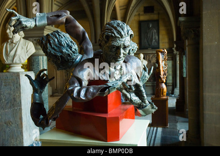 Sculpture of Sir John Barbirolli in the Sculpture Hall, Manchester Town Hall, Manchester, England, UK