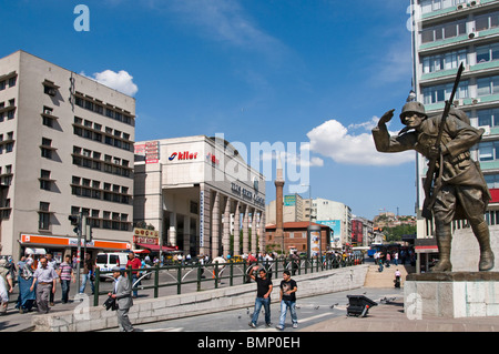 Ulus Modern Ankara old town city Turkey Turkish Stock Photo