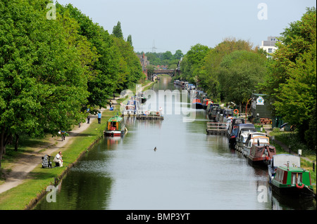 Bridgewater Canal Sale Manchester UK Stock Photo