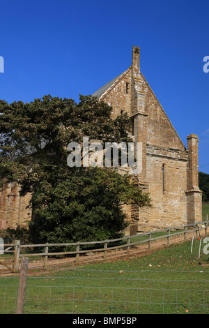 Old Tithe Barn of the Abbey in Abbotsbury, Dorset, UK Stock Photo
