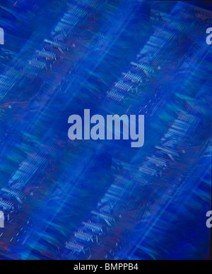 Industrial circuit board blue light patterns Stock Photo