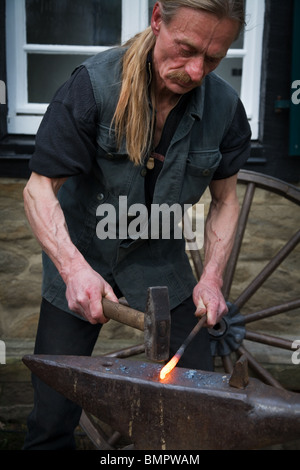 Vintage smith's workshop and tools, Germany Stock Photo