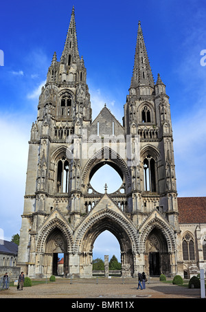 Abbey of St. Jean des Vignes, Soissons, Aisne department, Picardy, France Stock Photo