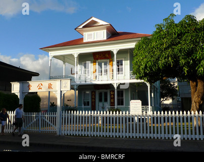 Wo Hing Museum, Front Street, Lahaina, Maui, Hawaii Stock Photo