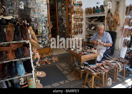 Shoemaker workshop, Capri, Italy Stock Photo