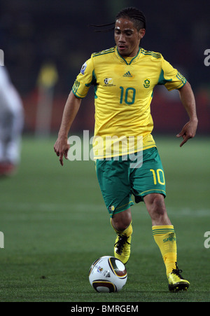 STEVEN PIENAAR SOUTH AFRICA V URUGUAY LOFTUS VERSFELD STADIUM TSHWANE/PRETORIA SOUTH AFRICA 16 June 2010 Stock Photo