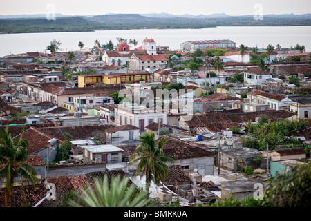 View of Gibara, Cuba Stock Photo