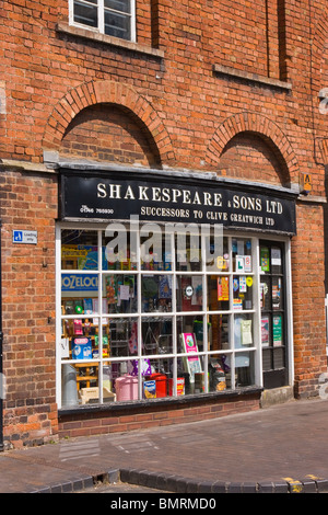 Small independently owned general store shop in a 'market town' Stock Photo