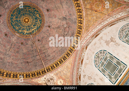 Sultan’s room, Imperial Hall, Topkapi Palace, also known as Topkapi Sarayi, Sultanahmet, Istanbul, Turkey Stock Photo