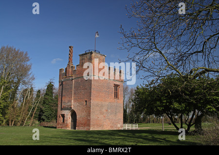 Rye House Gatehouse, built in 1443, Hoddesdon, Hertfordshire, England.  Involved in Rye House Plot of 1683. Stock Photo