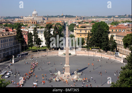 Italy, Rome, Piazza del Popolo Stock Photo