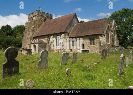 John Fuller of Brightling Sussex 1757-1834. Brightling Parish Church churchyard of St Thomas a Becket church. Stock Photo