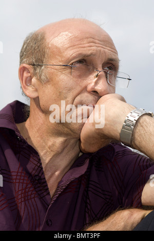 man by thinking Stock Photo