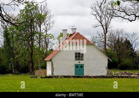 Estonia,Saaremaa Island,Loona Manor,typical houses,traditional houses Stock Photo