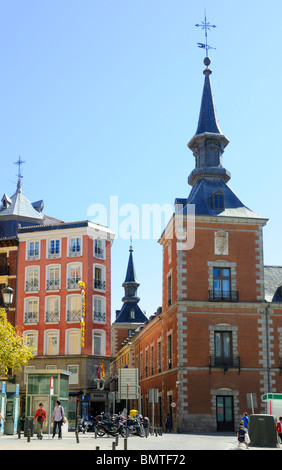 Madrid, Spain. Palacio de Santa Cruz / Palace of the Holy Cross, Plaza de la Provincia: Habsburg Palace, now Ministry of Foreign Affairs Stock Photo