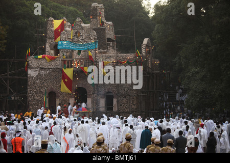 Africa. Ethiopia. Gonder. Timkat festival. Stock Photo