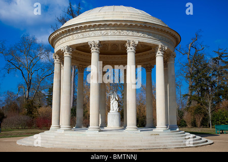 Chateau de Versailles, the Petit Trianon Garden, the Love Temple Stock Photo