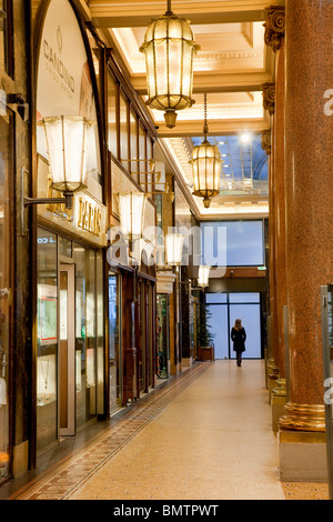 France, Paris, Arcades des Champs Elysees Stock Photo