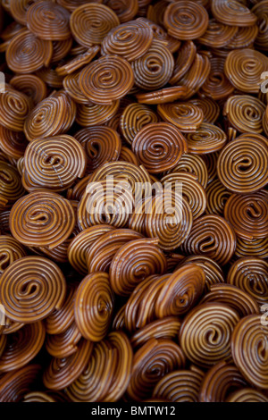 cola swirls background Stock Photo